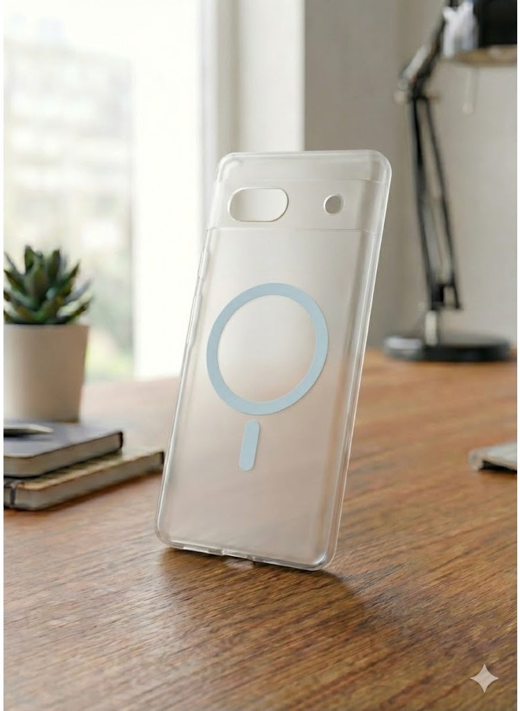 A back cover for Google Pixel 8a, made of ultra-thin, matte hard polycarbonate. - Image 3